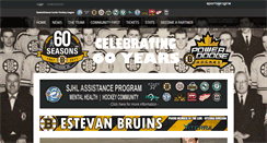 Desktop Screenshot of estevanbruins.com